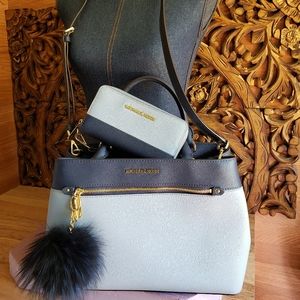 Michael Kors purse with wallet set
